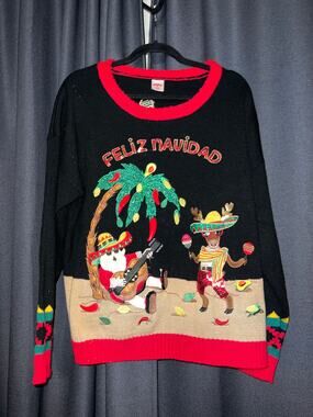 Ugly Christmas Sweater Xmas Size XL